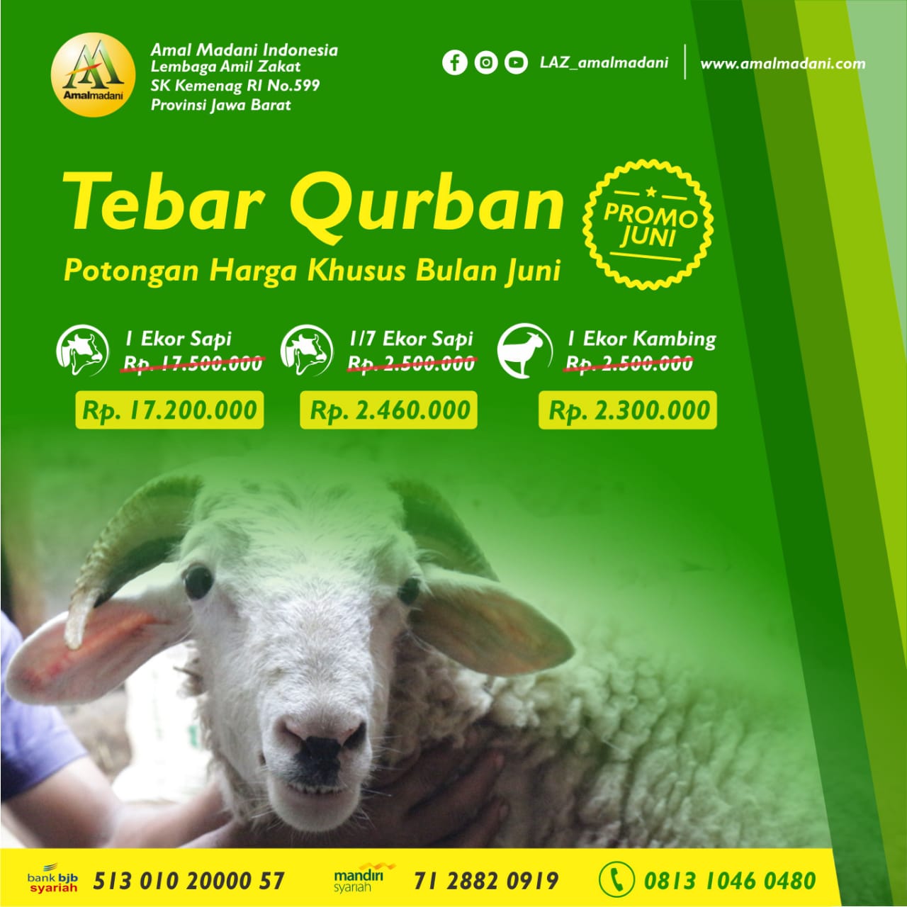 Tebar Qurban Promo Juni