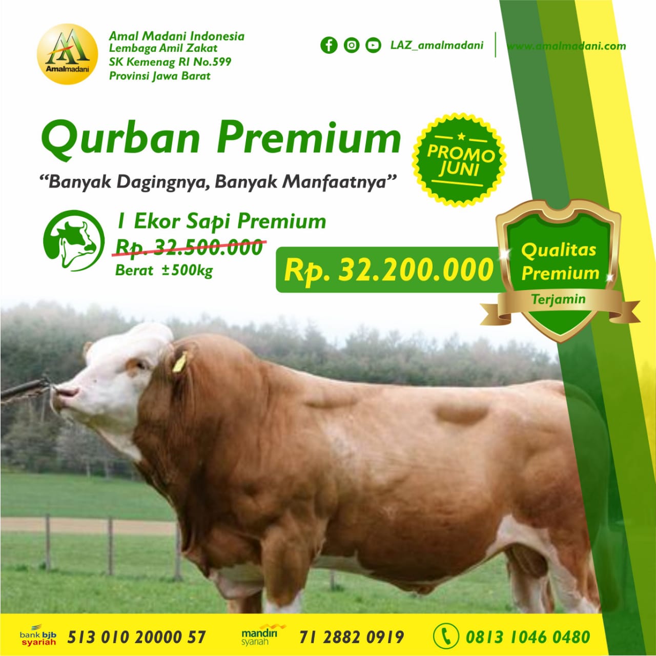Tebar Qurban Premium – Promo Juni