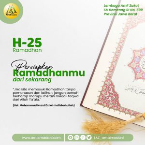 H-25 Ramadhan: Persiapkan Ramadhanmu dari Sekarang!