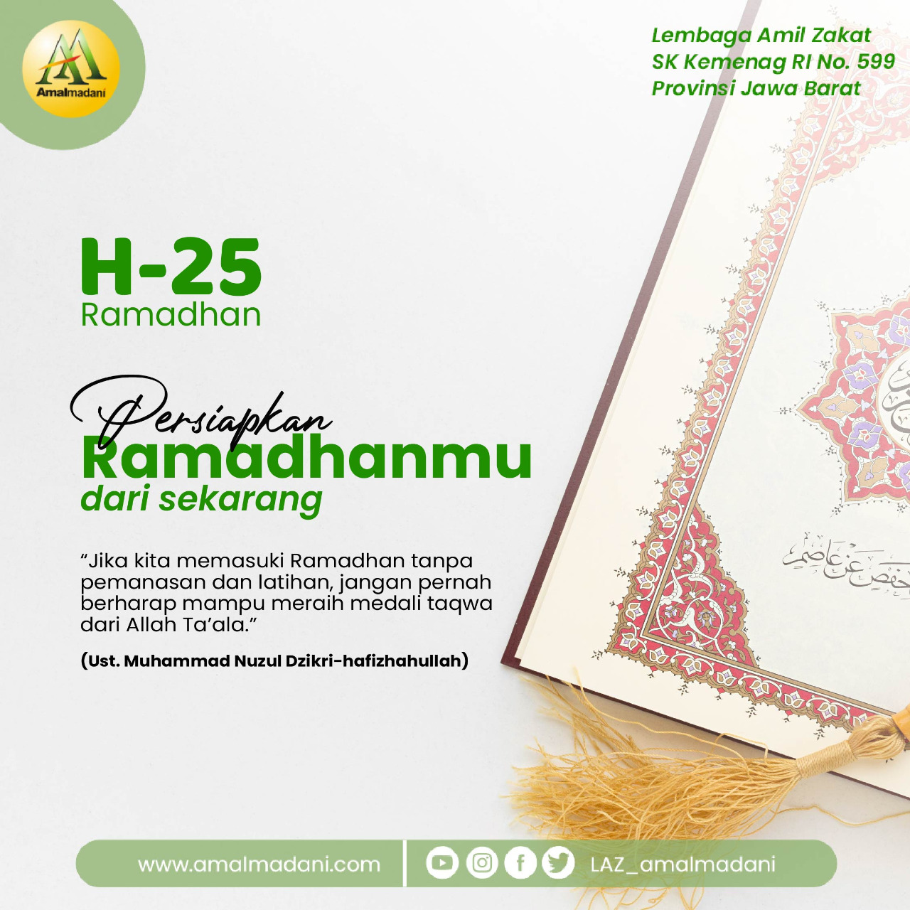 H-25 Ramadhan: Persiapkan Ramadhanmu dari Sekarang!