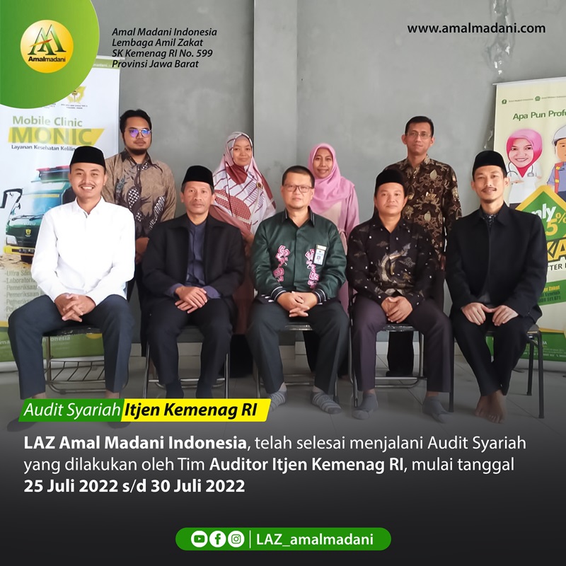 LAZ Amal Madani Indonesia Telah Selesai Menjalankan Audit Syariah