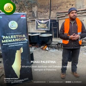 Amal Madani Indonesia Dirikan Dapur Umum di Gaza